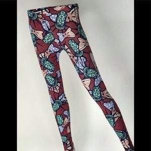 LulaRoe Liberty Leggings - New - Size Tween.